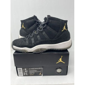 Jordan Retro 11 XI Heiress  Black Stingray Size 8 Women 6.5y 852625-030
